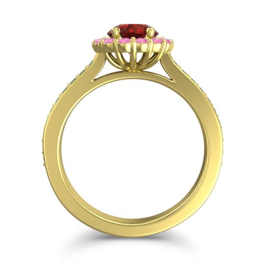 Halo Pave Vikasin Ring