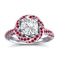 Halo Pave Malya Ring