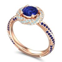Halo Pave Malya Ring