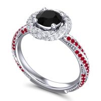 Halo Pave Malya Ring