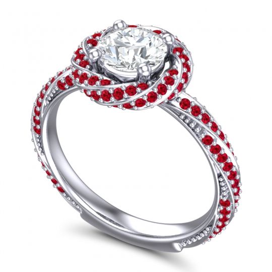 Halo Pave Malya Ring