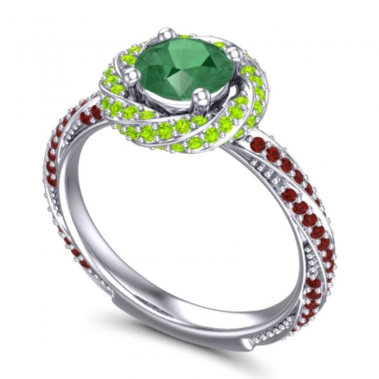 Halo Pave Malya Ring