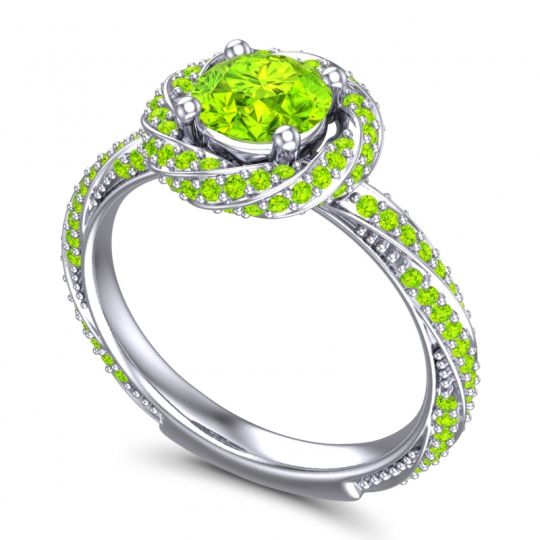 Halo Pave Malya Ring