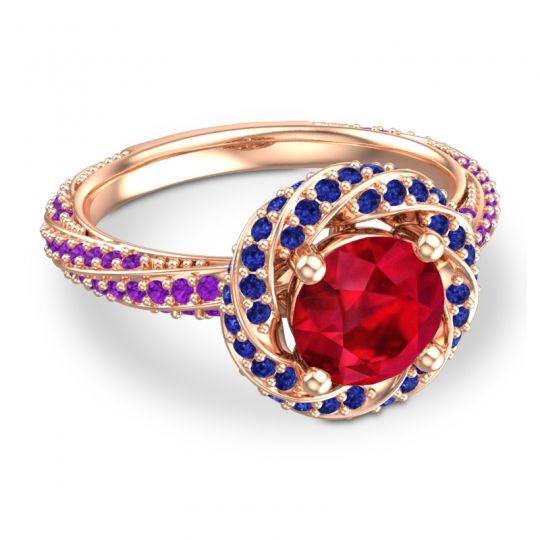 Halo Pave Malya Ring