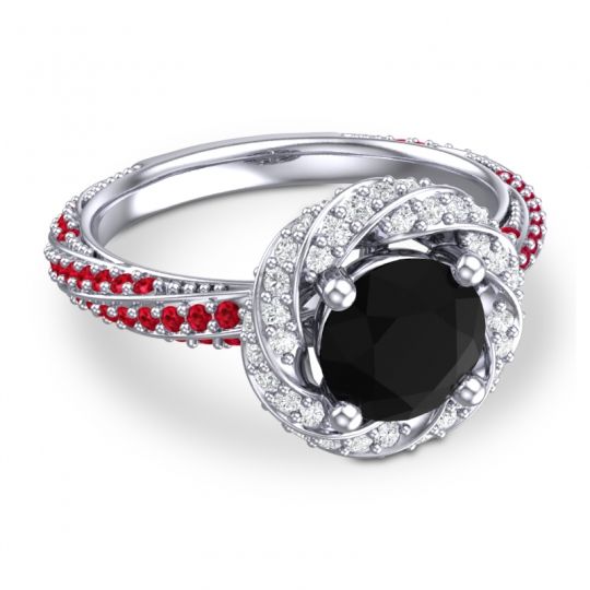 Halo Pave Malya Ring