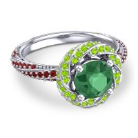 Halo Pave Malya Ring