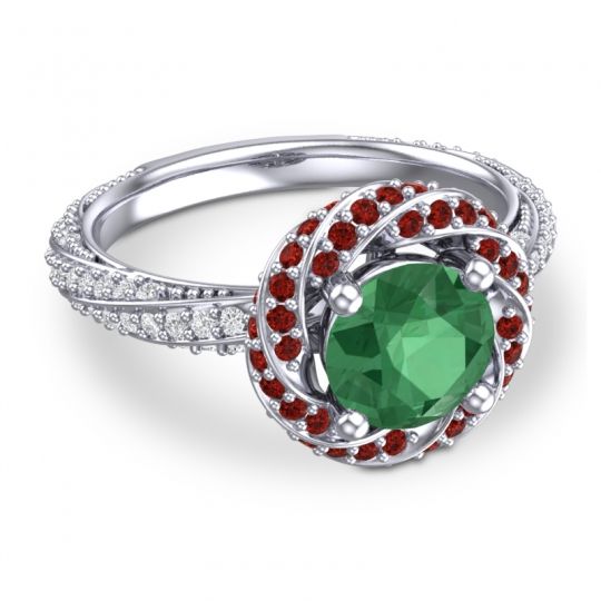 Halo Pave Malya Ring