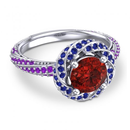 Halo Pave Malya Ring
