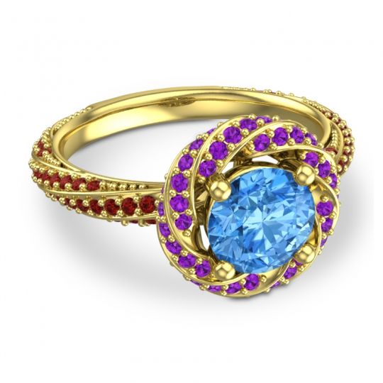 Halo Pave Malya Ring