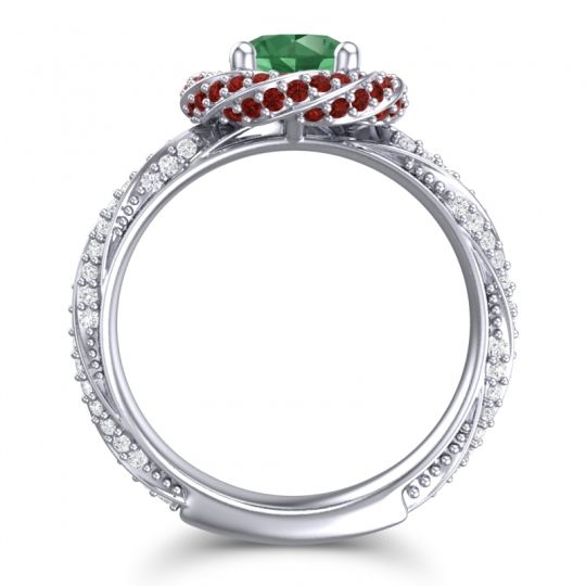 Halo Pave Malya Ring