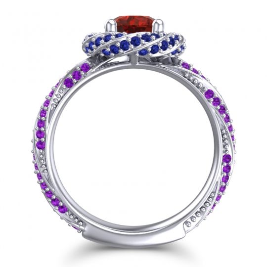 Halo Pave Malya Ring