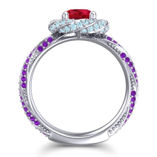 Halo Pave Malya Ring