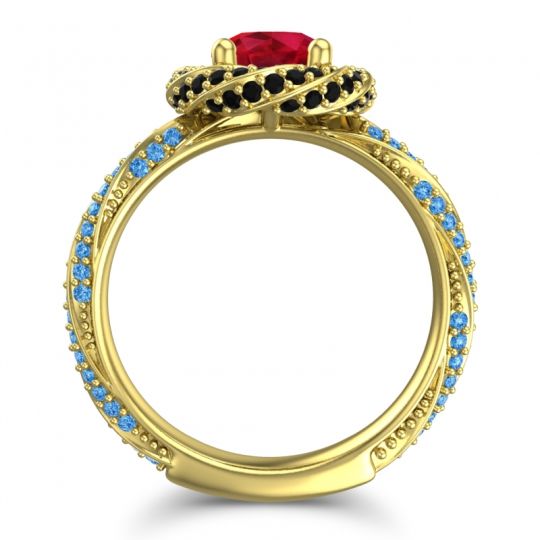 Halo Pave Malya Ring