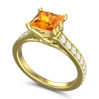 Cathedral Princess Pave Jala Ring