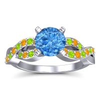 Modern Pave Kamini Ring