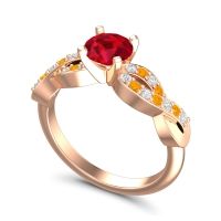 Modern Pave Kamini Ring