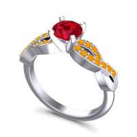 Modern Pave Kamini Ring