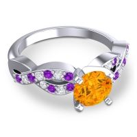 Modern Pave Kamini Ring