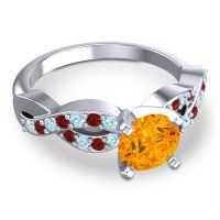 Modern Pave Kamini Ring
