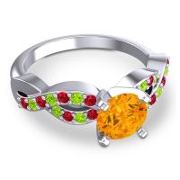 Modern Pave Kamini Ring