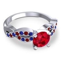 Modern Pave Kamini Ring
