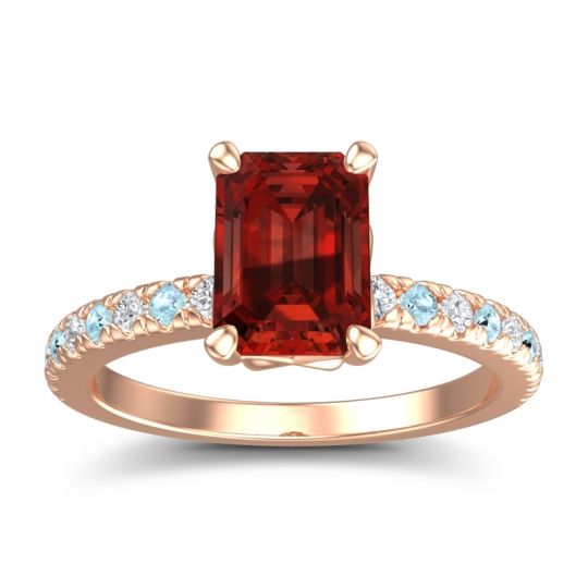 Classic Emerald Cut Samicina Ring