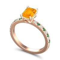Classic Emerald Cut Samicina Ring