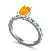 Classic Emerald Cut Samicina Ring