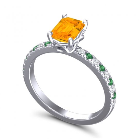 Classic Emerald Cut Samicina Ring