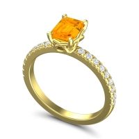 Classic Emerald Cut Samicina Ring