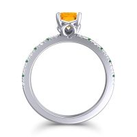 Classic Emerald Cut Samicina Ring
