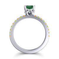 Classic Emerald Cut Samicina Ring