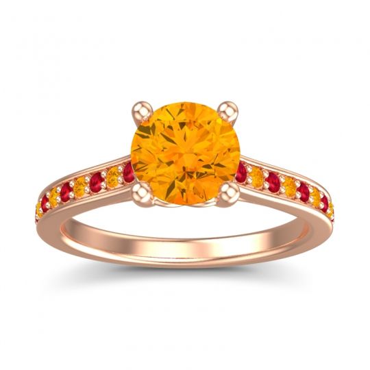 Cathedral Diamond Pave Vakra Ring