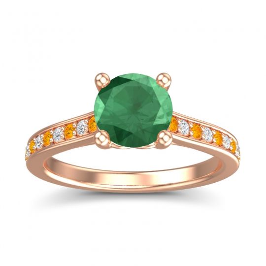 Cathedral Diamond Pave Vakra Ring