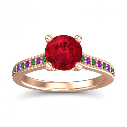 Cathedral Diamond Pave Vakra Ring