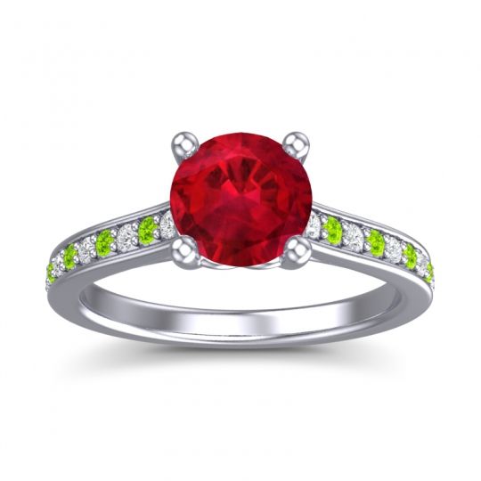 Cathedral Diamond Pave Vakra Ring