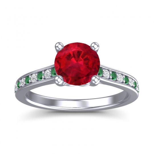 Cathedral Diamond Pave Vakra Ring