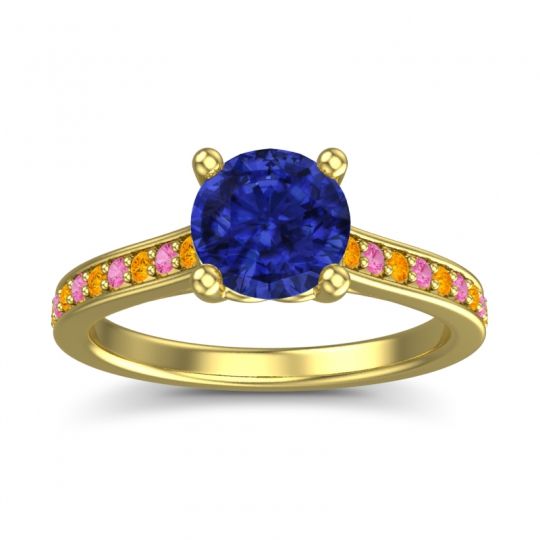 Cathedral Diamond Pave Vakra Ring