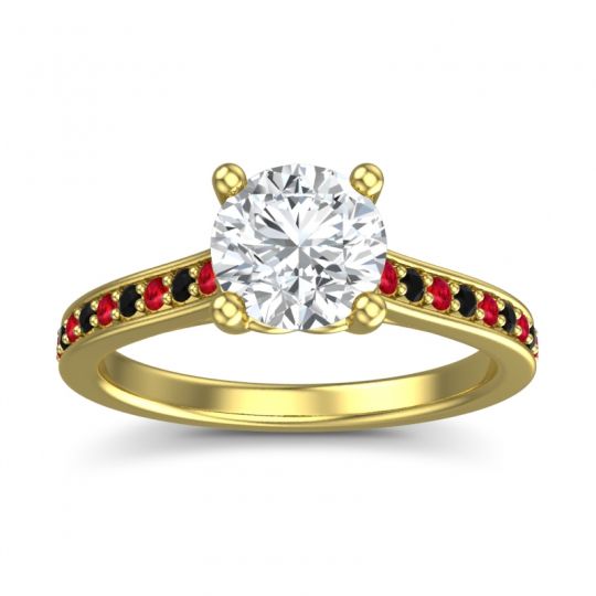 Cathedral Diamond Pave Vakra Ring