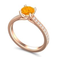 Cathedral Diamond Pave Vakra Ring
