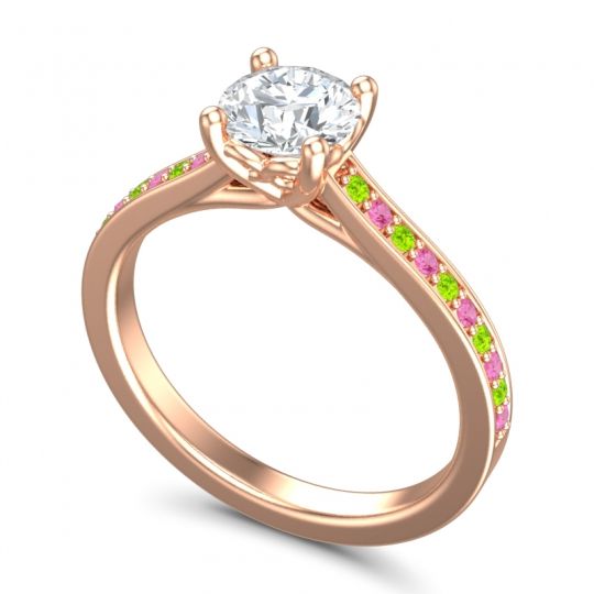 Cathedral Diamond Pave Vakra Ring