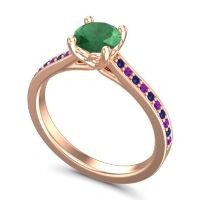 Cathedral Diamond Pave Vakra Ring