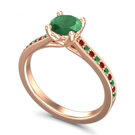 Cathedral Diamond Pave Vakra Ring