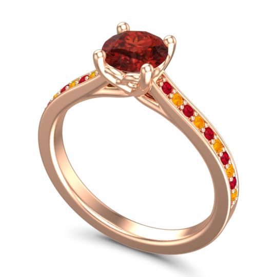 Cathedral Diamond Pave Vakra Ring