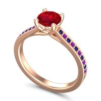 Cathedral Diamond Pave Vakra Ring