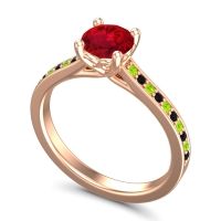 Cathedral Diamond Pave Vakra Ring