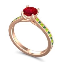 Cathedral Diamond Pave Vakra Ring