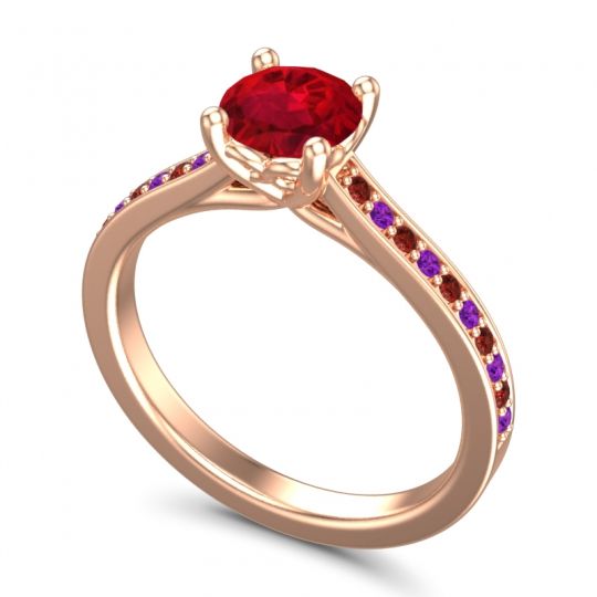 Cathedral Diamond Pave Vakra Ring