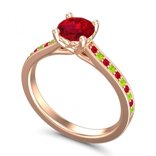 Cathedral Diamond Pave Vakra Ring