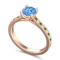 Cathedral Diamond Pave Vakra Ring